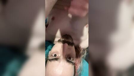 My first self facial on my face