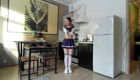 Ness_Bondage school-girl_Gagging_Hopping_Tr7_Ordro_Part 2
