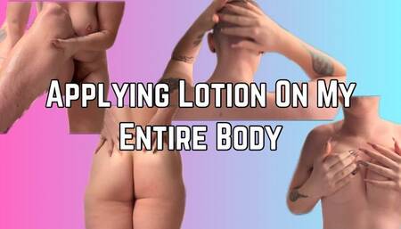 Phoenix Bates Lotions Her Entire Body 4k HD - Lotion - Curvy - All Natural - Hairy - Long Nails