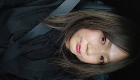 A cross-dressing boy wore a black dress, full-body tights on the inside, and drove in all-black.