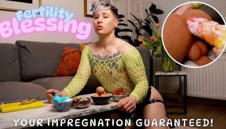 Fertility Blessing: Your Impregnation Guaranteed! - Jaq Quicksilver - Trans Dominant Fills Your Boywomb with Magic Strapon to Get You Pregnant - dom, breeding, easter, creampie, POV - 1080p mp4