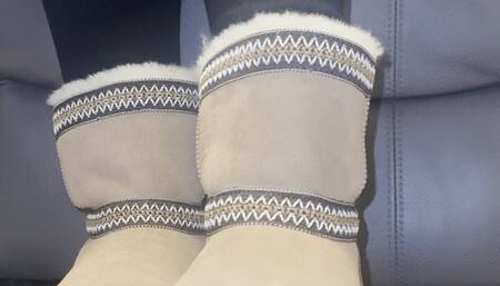 UGG Boot and Sock Removal ASMR