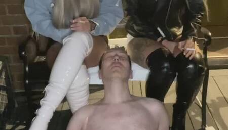 Using our slave as an ashtray