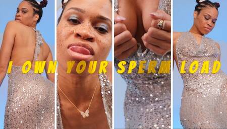 I Own Your Sperm Load- Ebony Femdom Goddess Rosie Reed Goddess Worship Jerk Off Instruction Gooner Orgasm Control- standard definition