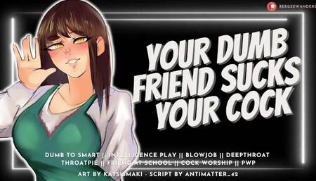 Your Classmate Sucks Your Cock & Swallows Your Cum to Get Smarter || Audio Roleplay