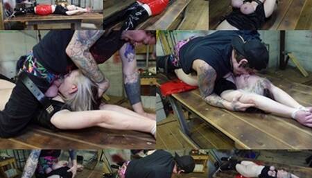 Fuck toy breast bound and stretched out on the rack (MP4 SD 3500kbps)