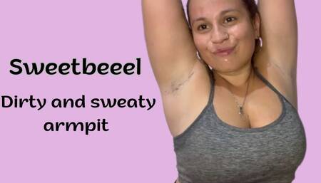 Sweaty and dirty armpits