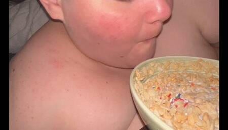 POV You're Spoon Feeding Me Cereal then Belly Rubs Ensue