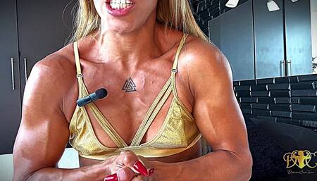 Viking Goddess - Hard Flexing for your Cumshot