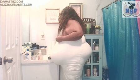 GODDESS NORMA STITZ BECOMES A BIG TIT GIANTESS