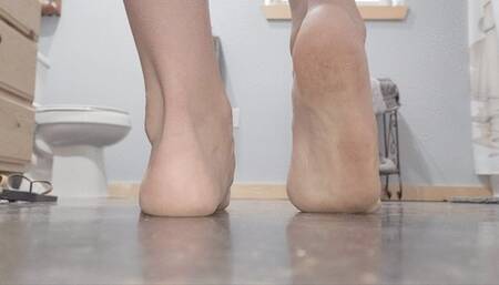 Super up close look at my feet