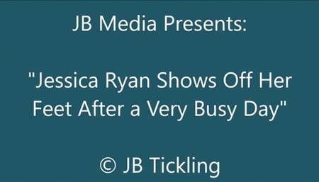 Jessica Ryan Shows off Her Tired Feet - SD