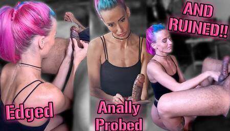 A Series of Big Fat Disappointments - Part One - Edging My Fat Slave's Cock and Prostate - Mobile Version