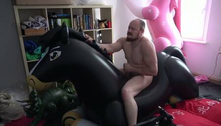 Black IW Horse ride to pop