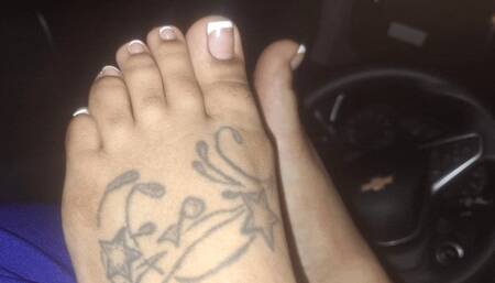 Sinful Married Woman 1st French Pedi FootJob