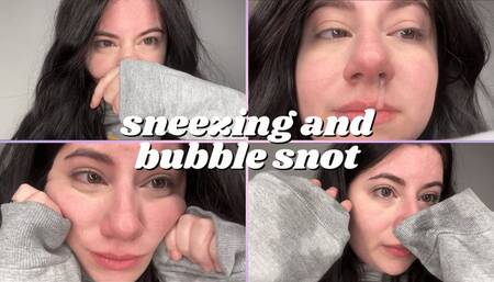 Sneezing Cutie Needs a Tissue