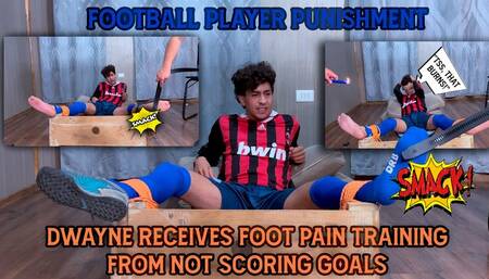 Dwayne get a punishment on his feet for being a bad player in last games