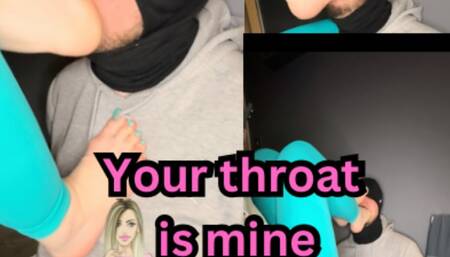Your Throat Is Mine! | Foot Gagging & Foot Worship