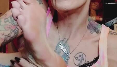 Teasing Bella With My Feet