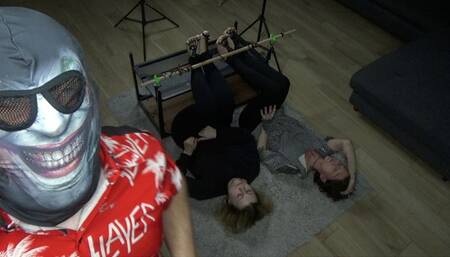 Double raw falaka in a pure classic position - Stacey and Lotta