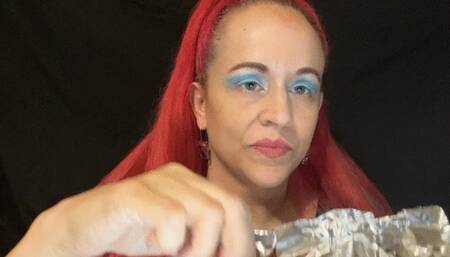 Eating Hot Wings and Picking Teeth with Toothpick 4 30 25