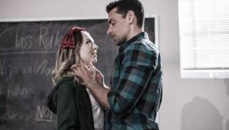 Petite blonde teen fucks mature teacher