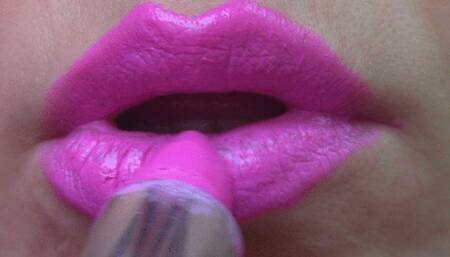 Pink Lipstick Lips Kissing (mkv)
