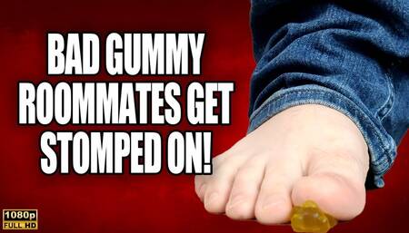 KingMarti: Bad Gummy Roommates Get Stomped On! FHD