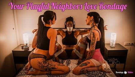 Your Playful Neighbors Love Bondage (Lesbian Tape Bondage) - Spanish (sub:English), WMV, HD720