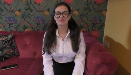 New anchor strips and gives JOI live on air