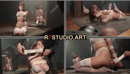 Patty - Captured Bondage Bunny - Very Tight and Thin Ropes (UHD 4K MP4)