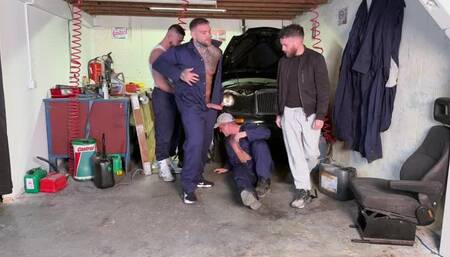 Gay Lad Services 3 Big Straight Cocks!