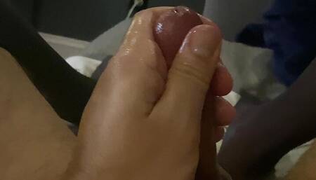 Strokin' My Cock in my Black Thigh Highs