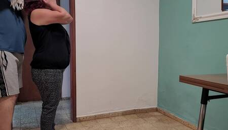 Blindfolded fucked by cucumbers