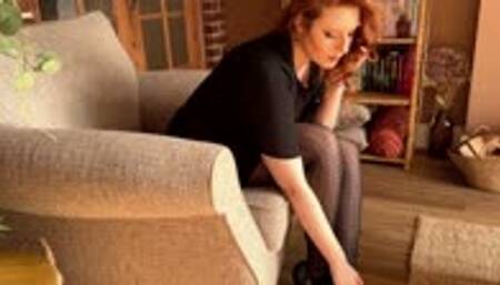 Aren't You Obsessed With Black Nylons? Look No Further - I've Got You Covered - Black Pantyhose Fantasy