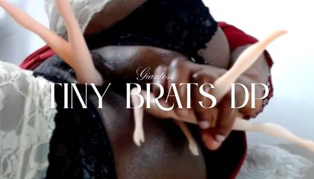 Giantess Double Penetration - Tiny Brat Sluts Ruin To Pieces With Anal Pussy Orgasm