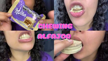 CHEWING Crispy White Chocolate Alfajor