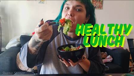 Healthy lunch - eat with me