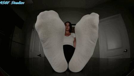 Anna's giant stinkers! Big SOCK SOLES! Pt 1 - MOV