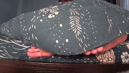 male and female feet under the blanket c