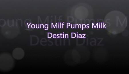 Young Milf Pumping Milk From Huge Tits