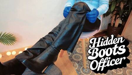 Hiden boots officer