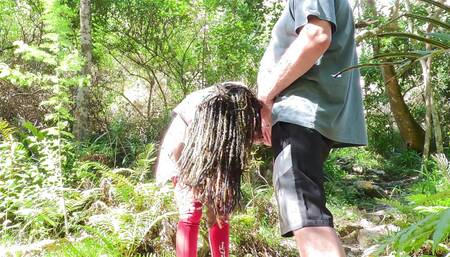 I Lick All the Cum of Sugardaddies Cock on a Secret Beach After Our Hike