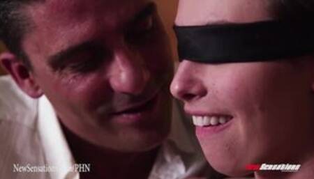 Hotwife Blindfolded by Hubby Waiting for Secret Lover