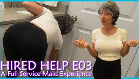 Full Service GILF Maid Takes Anal While Cuffed - HIRED HELP E03 - MILF STELLA