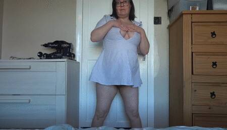 Ripping off my Nurse Uniform