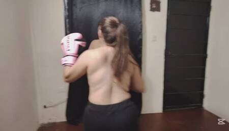 Women's Topless Boxing