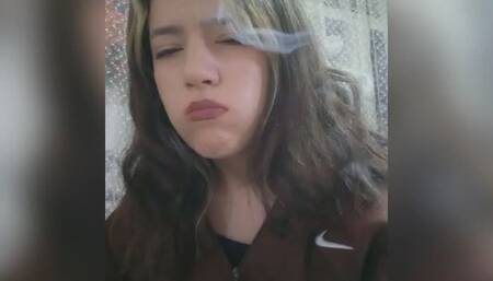 SMOKING MARLY NOSE EXHALES