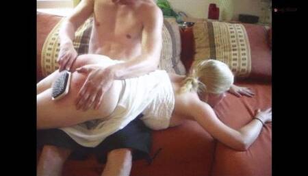 Spanked With Hand, Brush and Spoon – 2ndCAM_POV