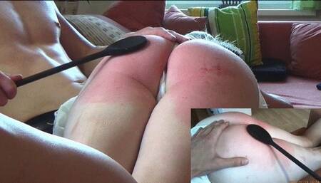 Spanked With Hand, Brush and Spoon - MAIN_POV